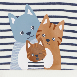 سويت شيرت ميلتون مقلم أرزق...